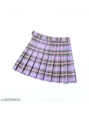KD Girl High Waist Pleated Skirt Short Skater Tennis Skirt Mini Skirt Women Pleated Skirt for Girls Women Stylish Long Skirt for Women Stylish Women's Above Knee Skirt
